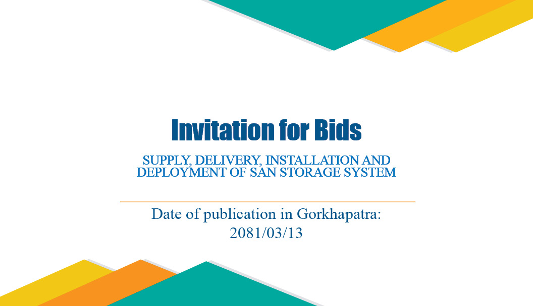 INVITATION FOR BIDS